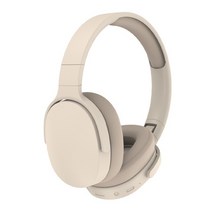 헤드폰 블루투스 오버 이어 스테레오 HIFI 헤드셋 무선 중저음 게임 이어폰 TF/AUX 음악 플레이어 마이크/라디오 선물용, White
