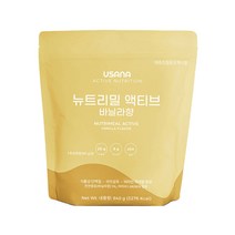 유사나 뉴트리밀 액티브 바닐라향 단백질 쉐이크 840g 식물성 USANA ACTIVE, 1개, 기본