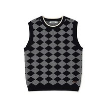 레노마키즈 [레노마키즈] 남아다이아 자가드 니트 조끼 네이비 (R2212K405_11)