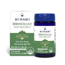 276522 모어DHA 맘스비건 초임계 식물성 오메가3 임산부 60캡슐/30일분