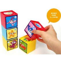 메가블럭 쌓기 24개월 두돌아기블럭 레드박스 바다친구들 9P, 단일