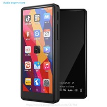 DVD플레이어 에듀플레이어 비디오플레이어 mahdi m200 휴대용 스마트 안드로이드 google wifi 스포츠 블루투스 씬 다운로드 앱 터치 스크린 미디어 fm mp4 음악, 검은 색, 128GB