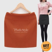 피오뜨 Best 7373.울모직3부 스커트