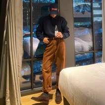 코티워모 피치 워시드 스트레이트 데님 치노팬츠(3col)