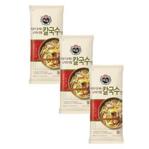 CJ 면요리 백설 칼국수면 국수면 간편식 900g 3개 1세트, 2세트
