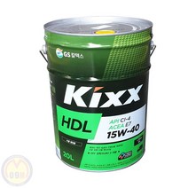 디젤 엔진오일 KIXX DL 20L 점도 15W/40 GS