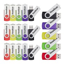 20 Pack 256MB (NOT 256GB) USB Fl아쉬 Drives in 5 Mixed Colors 2.0 Wholesale Lot Bulk Memory Sticks (20