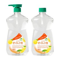 은나노스텝 시즌3 친환경 주방세제 레몬향 1100mL 1+1