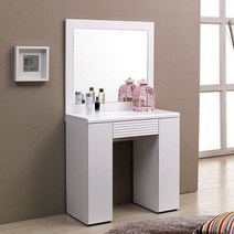 베라화장대세트 베라 화장대세트 거울포함 화장품 정리함 콘솔, 색상:우드