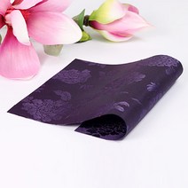 전통양단(진보라색) 한복원단 테이블보, 전통양단(진보라색)90x110