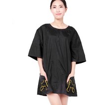 애견 미용사 가운 미용복 작업복 방모물학교병원 고양이 목욕 가벼운 방수방정전, 03 XL, 03 시너리 옐로 (라운드넥 허리 여밈 참고）