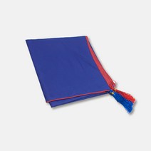 청홍 보자기 중 대 묶음 10개 한지박스 실크상자 이바지함 과일 떡 포장 보자기