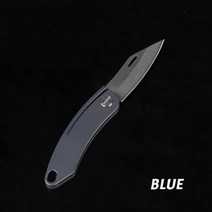 벅나이프 미니 티타늄 합금 접는 메스 의료 접는 칼 edc 야외 포장 풀기 다용도칼, 파란색 미니 칼, Blue MINI knife