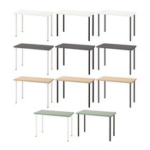 이케아 LAGKAPTEN 락캅텐 / ADILS 아딜스 테이블(120cm)/컴퓨터책상/사무용책상, 화이트+다크그레이_994.167.69
