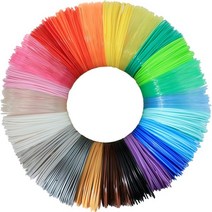 BBLIFE 1 75mm PLA 3D 펜/프린터 필라멘트 리필 22가지 색상 각 색상 3m(10피트) 총 67 1m(220피트) 샘플 팩 MYNT3D SCRIB3D 프린팅 펜 지원, 22가지 아름다운 혼합 색상