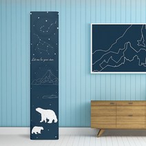 에어컨커버 덮개 스판 먼지차단 스탠드형 LG듀얼전용, 스탠드형 LG듀얼전용 에어컨커버_밤하늘