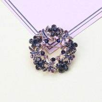 실크 스카프 버클 와일드 브 로치 코사지 액세서리 -셔츠 버클 럭셔리 코너 매듭 버클 장식 코사지