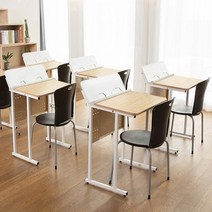 학원책상 의자세트 학원용책걸상 1인 초등 고등 학교책상 강의실, 책상+의자