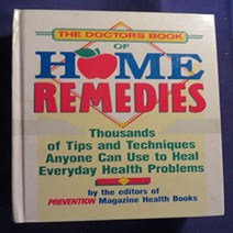 1990 The Doctors Book of Home Remedies Hardcover Book by Prevention Health, 1