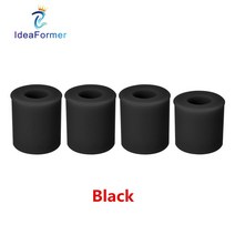 3D프린터 부품 소모품 핫 베드 레벨링 실리콘 스타디움 세트 3 긴 1 짧은 Ender, 검정