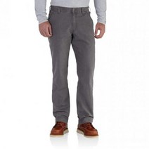 칼하트 Rugged 플렉스 릴렉스드 핏 Canvas Work 팬츠 바지 121097