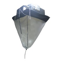 천장 시스템 에어컨 청소 물 받이 덮개 방수 커버, U자형지퍼나란히문열림，대형배수구