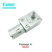 하이보1마력Bringmart-DC 12V 24V 3-210RPM 터보 기어드 웜 모터 박스 6v 고 토크 감속기 370 전기 18v JG, 12 12v 30rpm_03 Package D