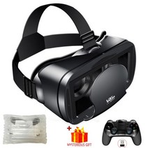고화질 VR기기 VR안경 VR기계 ar글래스 3D / 3 스마트 가상 현실 헬멧 폰 전화 렌즈 컨트롤러 7 인치, 9156 No Headphone