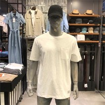 버커루진 버커루 NC12 남성 노말 루즈핏TS O/WHITE B222TS200P
