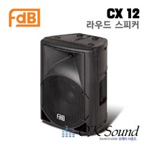 FDB CX12 라우드스피커 RMS250W 1통 2WAY 패시브스피커 매장용스피커 교회스피커 무대스피커 행사스피커 학교스피커 강당스피커