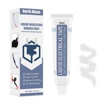 배관 밀봉제 본드 방수 보호 액체 절연 전기 테이프 절연 씰링 접착제 튜브 페이스트, 30ml 흰색
