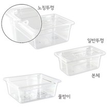 PC밧드 모음 밧트 바트 뚜껑 드레인 투명 국내생산, 8인치 본체(높이200mm)