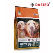 도그랑 골드2kg(리필) 개사료 자견용사료 어린강아지, 단품