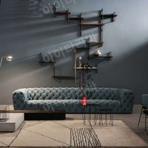 물소가죽쇼파 궁전 고급 럭셔리, 콤비네이션, 나파 가죽 더블