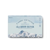 아이앤어스 섬유유연 건조기시트 스노우마운틴, 1개, 40매입