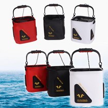 논슬립 해루질 갯벌 미끼통 두레박 24CM, 블랙