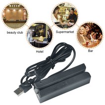 리더기 msr580 범용 usb 마그네틱 스트립 카드 리더 3 트랙 미니 mag pos