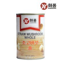 화풍 초고버섯 (홀) 버섯 통조림, 400g, 25개입
