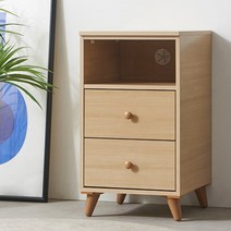 미니 3단 이케아 서랍장 400 신혼 원룸 협탁 자취방 거실 침실 수납장, A2124, 그레이