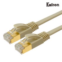 칼론 CAT7 평면 기가 인터넷 랜케이블 5m, 그레이, 1개