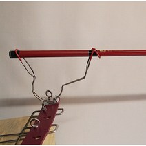 [조운레져] 앞받침대와 뒤꽂이 일체형 민물낚시받침틀, 검정6단