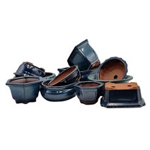 고급 분재 화분 Y-017-081 유약분 분재분, 13. Y-079