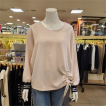 튜브 NC08 리본시보리라운드블라우스 TUBL233ZM