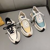 콤마슈 여성 발편한 경량 키높이 캐주얼 쿠션 운동화