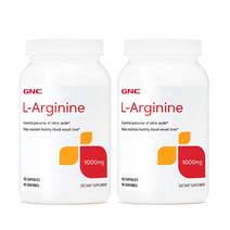 GNC LArginine 지엔씨 엘 아르기닌 1000mg 180 캡슐, 1개