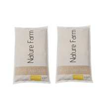 영아쿠아 네이처팜 샌드 옐로우 슈가 2kg x 2개입, 1세트 (2개입)