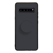 투유모바일 갤럭시 S10 5G 34색 감성 컬러 범퍼 케이스 + 동일색상 손잡이톡 세트 G977