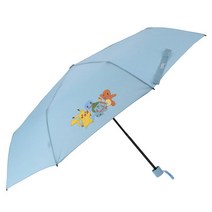 포켓몬스터 BUDDY 3단 우산 캐릭터 주니어 남성 여성 학생 주니어 양산 살길이 55cm