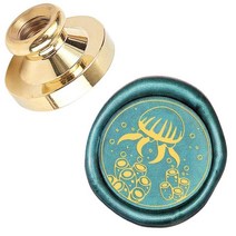 25mm 씰링 왁스 씰링 스탬프 교환 황동 구리 머리 황동 헤드 전용 왁스 씰 스탬프 씰링 스탬프 헤드 전용 예비 스탬프 헤드 편지 봉인 봉랍 봉투 복고풍 양식 결혼식 DIY 용 안내장 초대장 장식용 수제 메시지 카드 스탬프