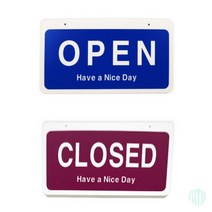 양면용 안내판 OPEN CLOSED 표지판 실내간판 부서명판 사무실표지판 아크릴표찰